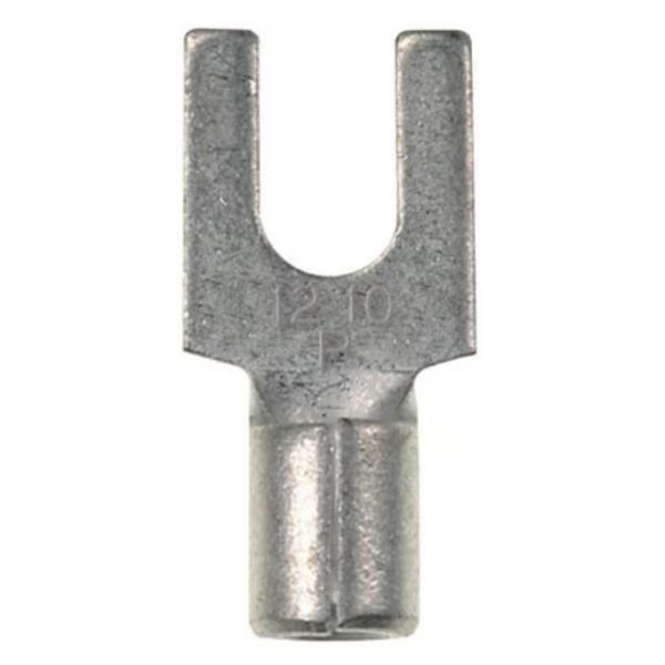 Fork, Non-Insul, 22-16 Awg, #8 Stud, PK100, PANDUIT, Mfr# P18-8F-C